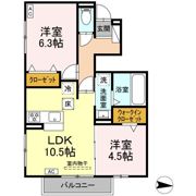 サンライズ歌里の間取り画像
