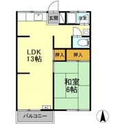 コーポ則竹の間取り画像