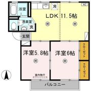 第2プレジール福田の間取り画像