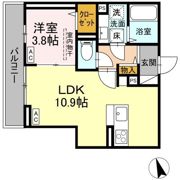 D-residence曙町1丁目の間取り画像
