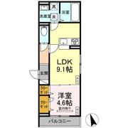 D-residence曙町1丁目の間取り画像