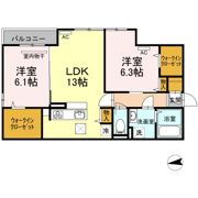 リリックガーデン A棟の間取り画像