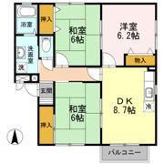 ステーブル長嶺 A棟の間取り画像