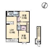iメゾン亀山の間取り画像