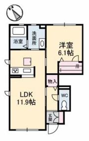 シャーメゾン富岡 B棟の間取り画像