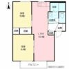 Kフラット A棟の間取り画像