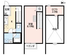SOLVITA KINDAIMAE(ソルヴィーの間取り画像