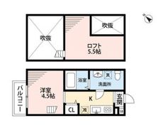CREST COURT鷹取(クレストコートタカの間取り画像