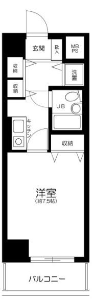 ライオンズマンション高津の間取り画像