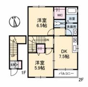 ローベルジュ A棟の間取り画像