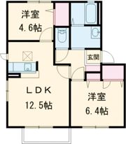 ディアス小野原 B棟の間取り画像