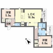 アトリエールKの間取り画像