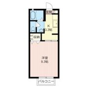 睦ハイツ Bの間取り画像