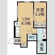 ベルハウス旭ケ丘の間取り画像