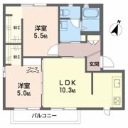 パストラル宮下 Cの間取り画像