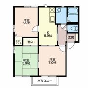 フォーレスしらかば Bの間取り画像