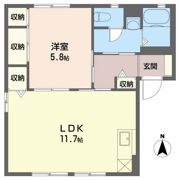 上ノ城ハイツの間取り画像