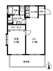 BAY SIDE COURT弐番館の間取り画像