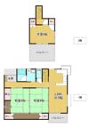 中川貸家の間取り画像