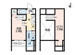 Libre八王寺B棟の間取り画像
