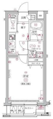 クオリタス護国寺の間取り画像