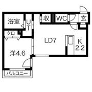 Asso Lusso ASABU(アッソルッソ麻生)の間取り画像