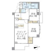 リエール若松町の間取り画像