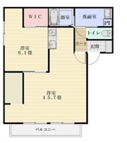 シャーメゾンAの間取り画像