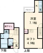 ADC櫛原YUNOⅡの間取り画像