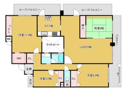 ラブリー鈴蘭台の間取り画像