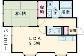 大中マンションの間取り画像