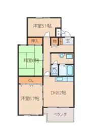 サンハイツ石田の間取り画像