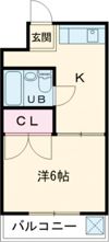キョーワパレス河辺の間取り画像