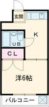 キョーワパレス河辺の間取り画像
