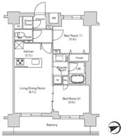 エミリブ鷺ノ宮の間取り画像