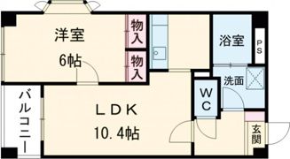 コートベネッセ熊本駅南の間取り画像