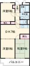 レジデンス第7石川の間取り画像