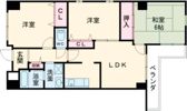 パークハイム北花田の間取り画像
