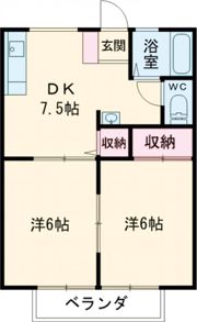 サンシティ一の宮 C棟の間取り画像
