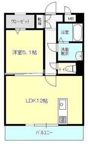 ヴィラージュ太田の間取り画像