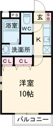 フジパレス吉田本町Ⅱ番館の間取り画像