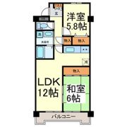 レジデンスαの間取り画像