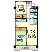 レジデンスαの間取り画像