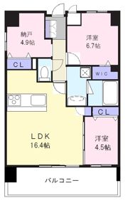 グランプレジールの間取り画像