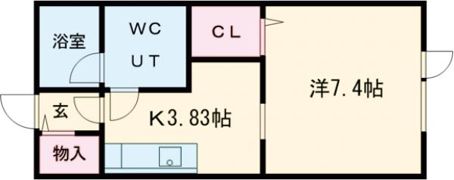 ポプリ末広7丁目の間取り画像