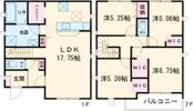 マイホームネクスト西伏屋 2号棟の間取り画像