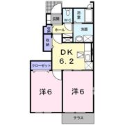 クアトロ・フォレスタ Aの間取り画像