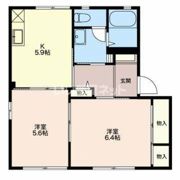 いちごハウス Eの間取り画像