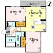 コンフォート若松の間取り画像