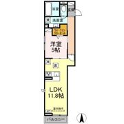 アルカンジュ 宇佐の間取り画像